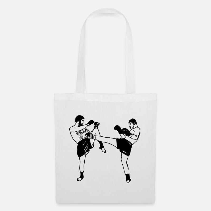 Kickboxen - Stoffbeutel - Weiß