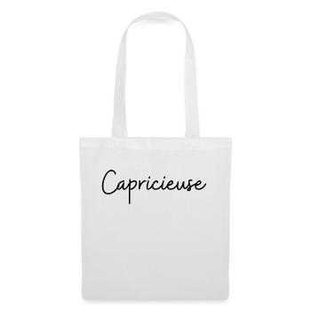 capricieuse idée cadeau - Sac en tissu - blanc - Devant