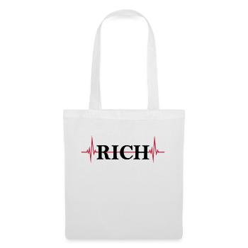 Logo Puls Riche - Sac en tissu - blanc - Devant