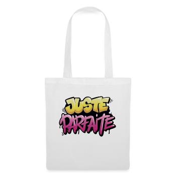 Juste parfaite. - Sac en tissu - blanc - Devant