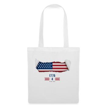 Indépendance du 4 juillet - Sac en tissu - blanc - Devant