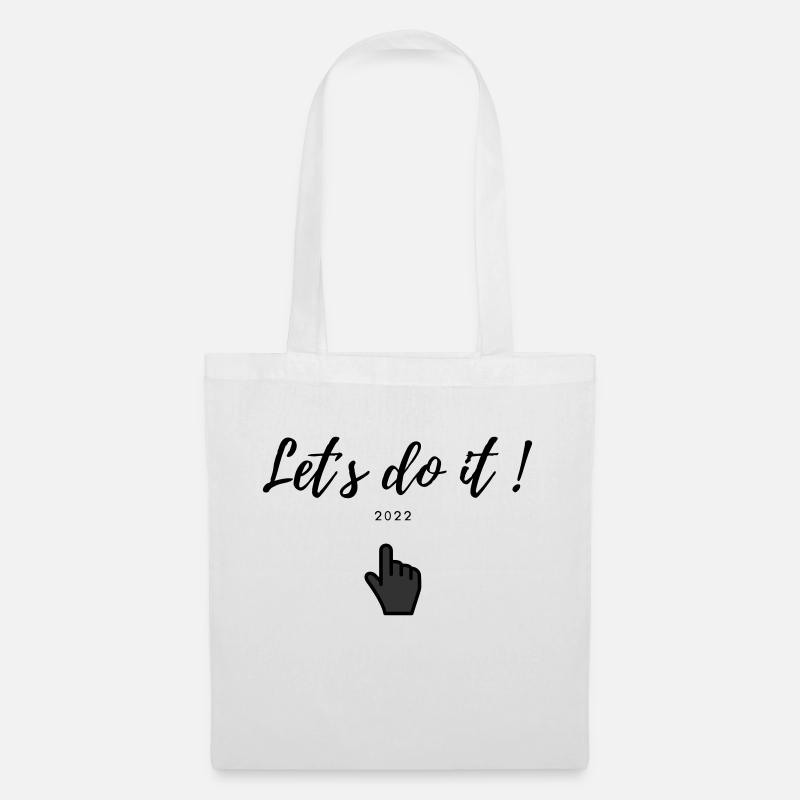 Let´s do it - Stoffbeutel - Weiß