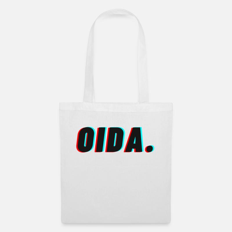 oida. - Das Wiener Original - Stoffbeutel - Weiß
