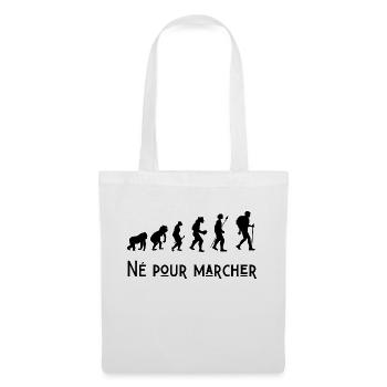 né pour marcher évolution - Sac en tissu - blanc - Devant