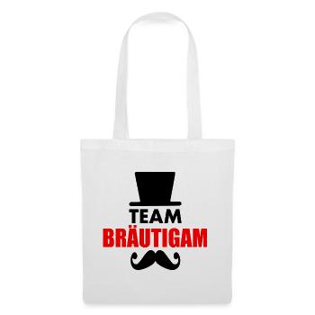 Team bräutigam - Stoffbeutel - Weiß - Vorne