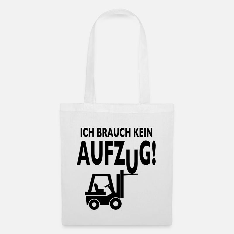 Staplerfahrer Lagerist Gabelstaplerfahrer Stapler - Stoffbeutel - Weiß