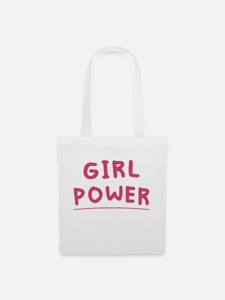 Frauenpower - Stoffbeutel - Weiß