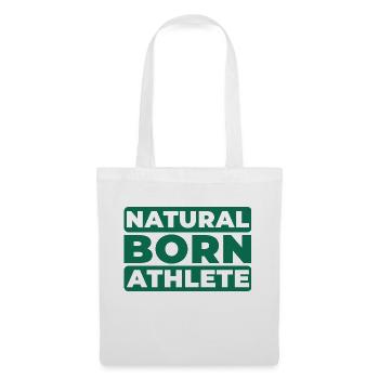 Natural Born Athlete - Stoffbeutel - Weiß - Vorne