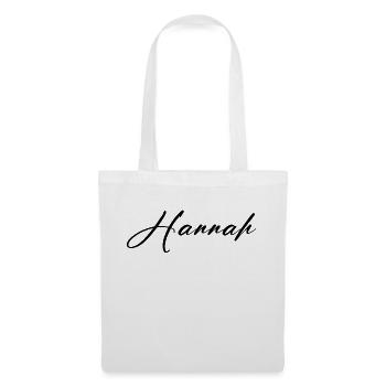 hannah - Stoffbeutel - Weiß - Vorne
