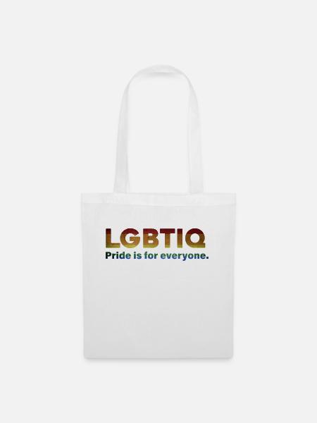 LGBTIQ - Pride ist für alle da - Stoffbeutel - Weiß