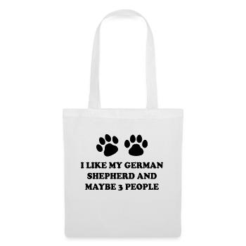 Dog Hund - Tote Bag - white - Front