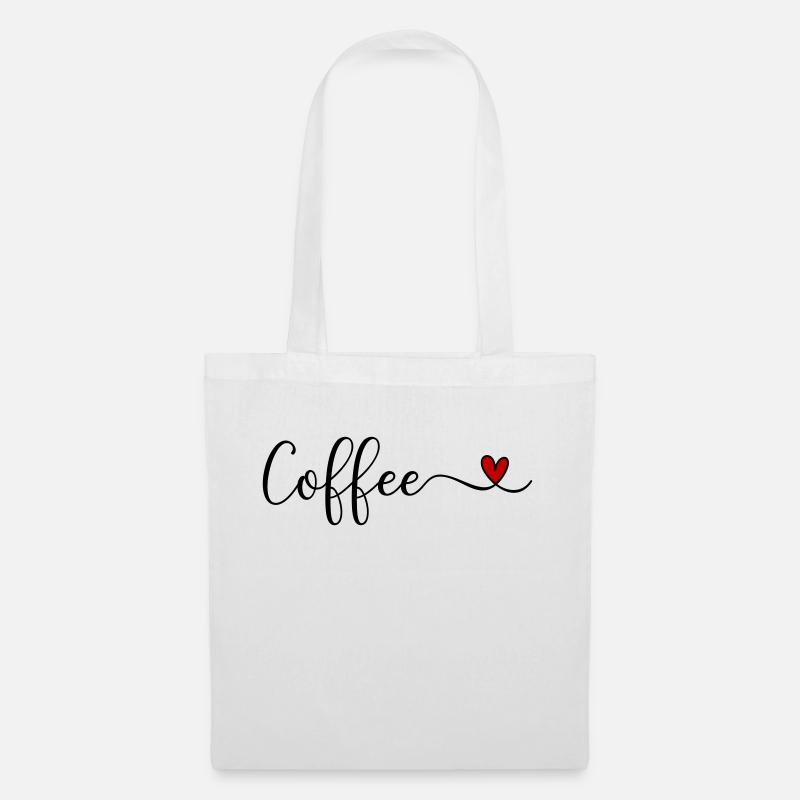 Kaffee - Stoffbeutel - Weiß