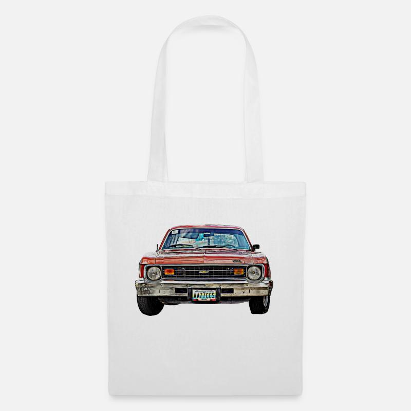 Oldtimer USA nova - Stoffbeutel - Weiß