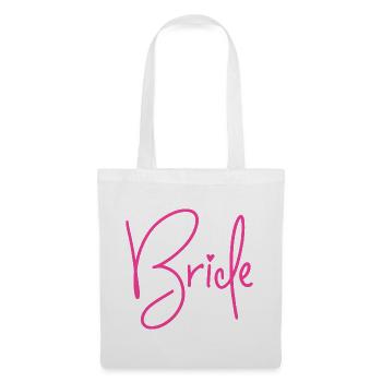 Bride - Braut - Junggesellinnenabschied - JGA 2026 - Stoffbeutel - Weiß - Vorne
