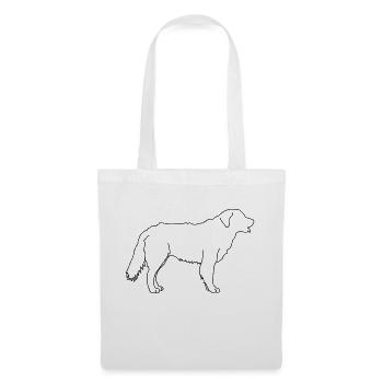 Golden Retriever Lineart 1 - Tote Bag - white - Front
