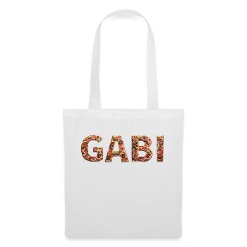 GABI Pizza - Stoffbeutel - Weiß - Vorne