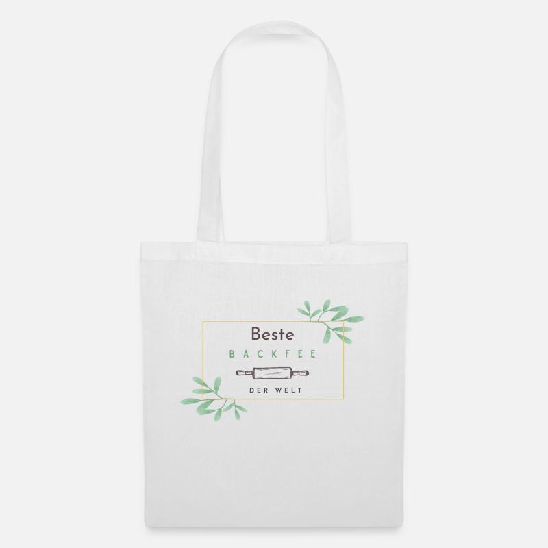 Geschenk für Backfee - Stoffbeutel - Weiß