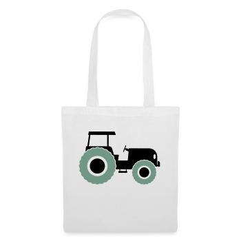 tractor - Tote Bag - white - Front
