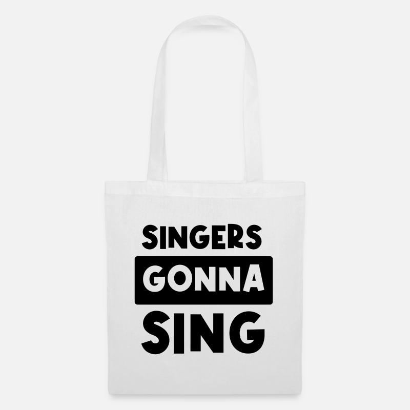 Singers going to sing - Tote Bag - white