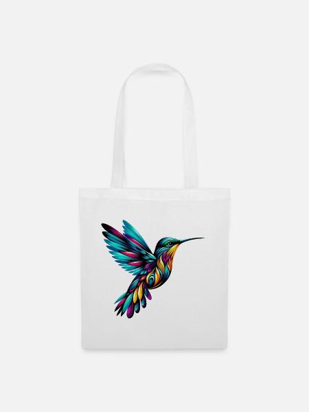 Kolibri - Stoffbeutel - Weiß