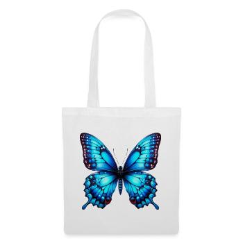 Schmetterling - Stoffbeutel - Weiß - Vorne
