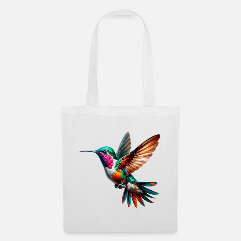 Kolibri - Stoffbeutel - Weiß