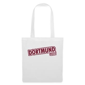 Dortmund - 0231 - Indicatif Régional - Sac en tissu - blanc - Devant