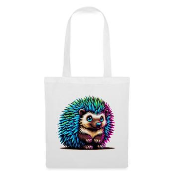 Hérisson - Sac en tissu - blanc - Devant