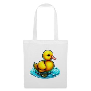 Caneton Canard Canard Canard - Sac en tissu - blanc - Devant