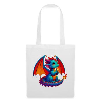 Dragon - Tote Bag - white - Front