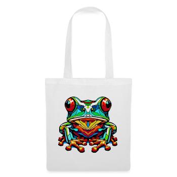 Grenouille - Sac en tissu - blanc - Devant