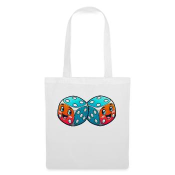 Bande dessinée Cube - Sac en tissu - blanc - Devant