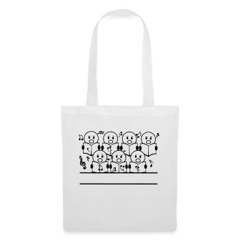 Choir seven singers banner - Tote Bag - white - Front