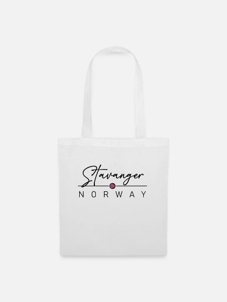 Norwegen - Stavanger - Norge - Norway - Stoffbeutel - Weiß