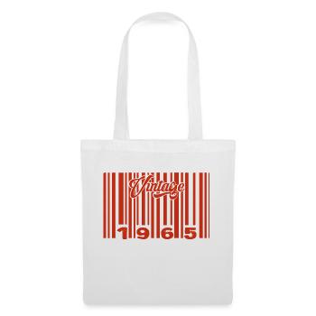 Vintage 1965 Born In 1965 60 Years Bar Code Anniversai - Tote Bag - white - Front