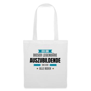 Legendärer AZUBI - Stoffbeutel - Weiß - Vorne