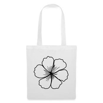 Cherry Blossom – Multi-Color Contours Sakura Look - Tote Bag - white - Front