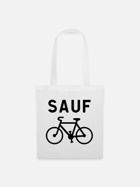 Außer Vélo Noir - Stoffbeutel - Weiß