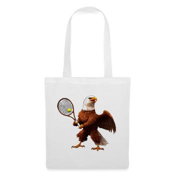 Adler Tennis - Stoffbeutel - Weiß - Vorne