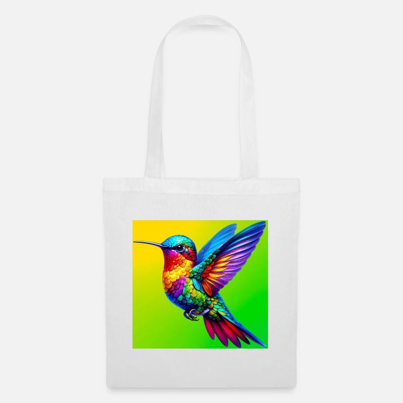 Kolibri - Stoffbeutel - Weiß