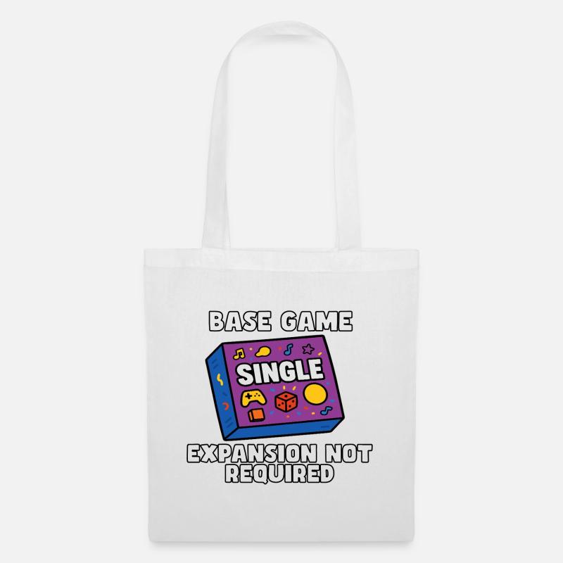 Base Game: Single Edition - Tote Bag - white