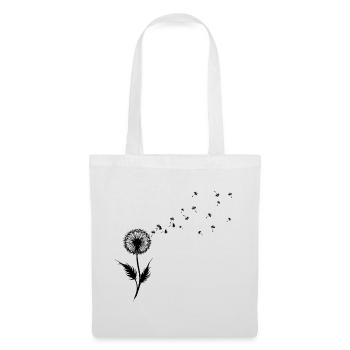 Dandelion Wishes & Freedom Blowing Seeds - Tote Bag - white - Front