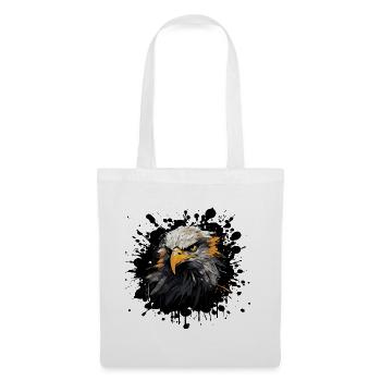 Eagle Head Color Splash - Tote Bag - white - Front