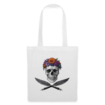 PIRATE POET - dark hell - Sac en tissu - blanc - Devant