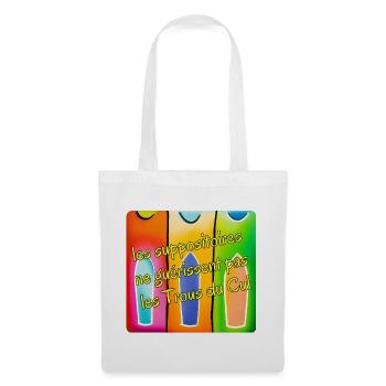 Suppo.FR - Sac en tissu - blanc - Devant