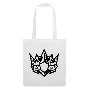 Symbole de la couronne - Sac en tissu - blanc - Devant