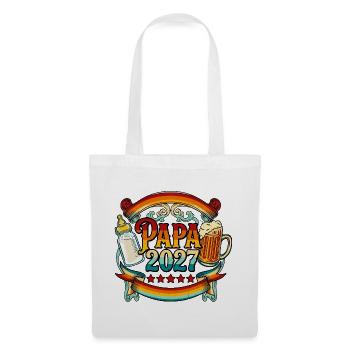Dad 2027 Father-to-be Pregnancy Announcement - Tote Bag - white - Front