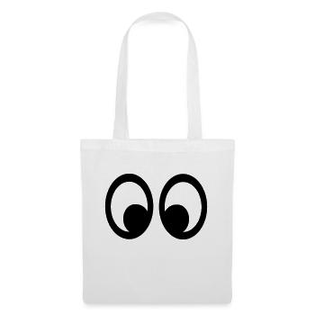 Yeux - Sac en tissu - blanc - Devant