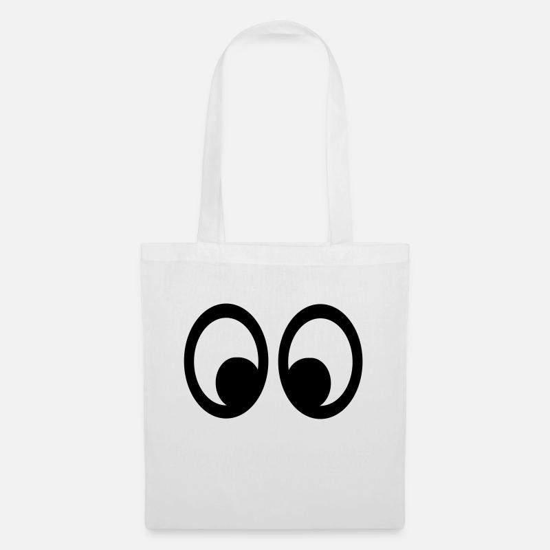 Yeux - Sac en tissu - blanc