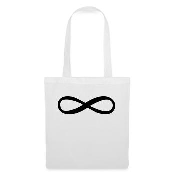 Lemniscate | lying eight - Tote Bag - white - Front